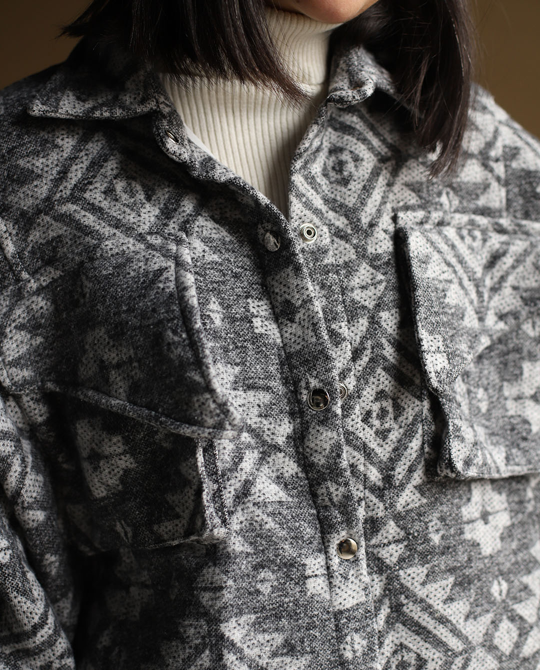 کت طرحدار پاییزه MOMO 5074 - تصویر 6