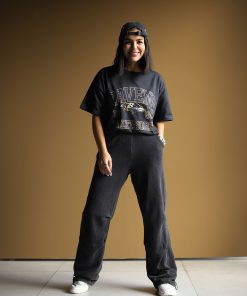 شلوار اسلش ذغالی بگ C.71208 Marka