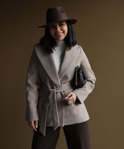 پالتو کوتاه کمردار C.71591 502/DUMA