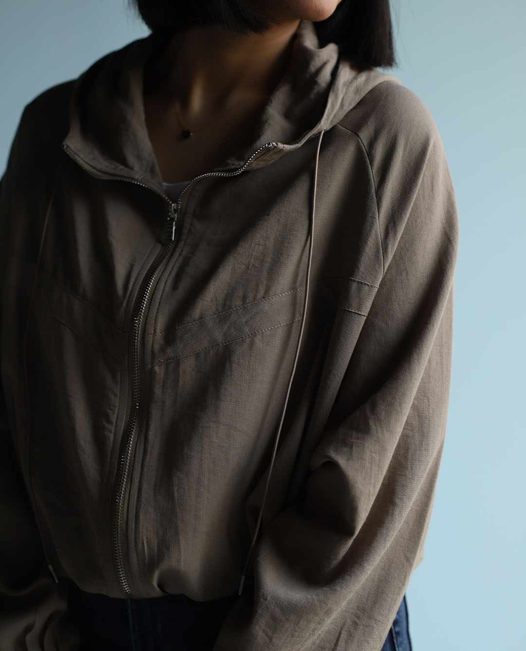 کت لینن کلاهدار C.71729 COS - تصویر 5