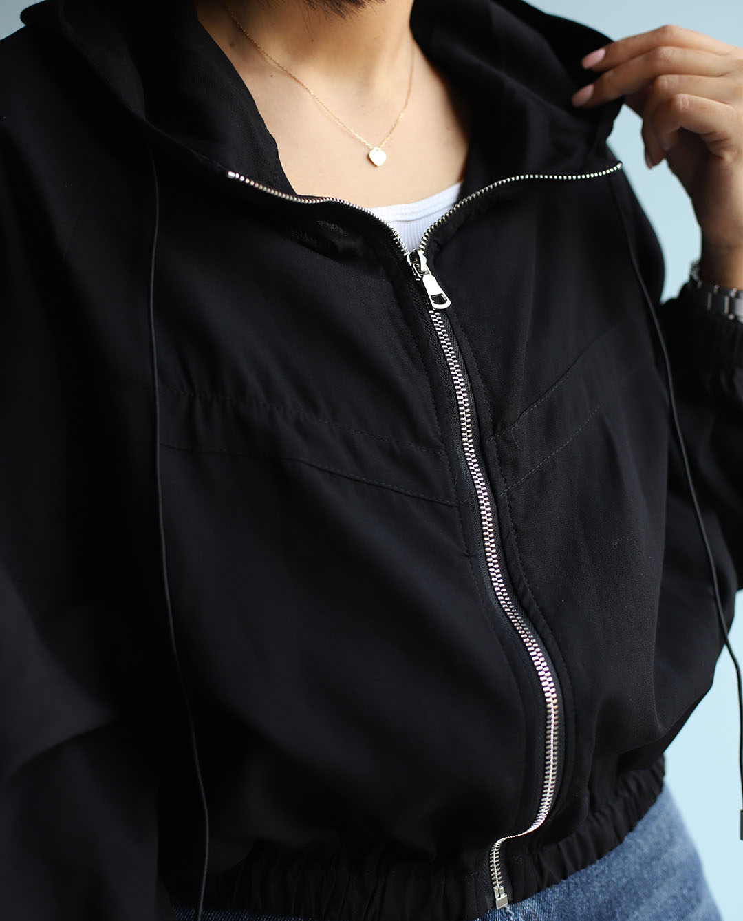 کت لینن کلاهدار C.71729 COS - تصویر 3