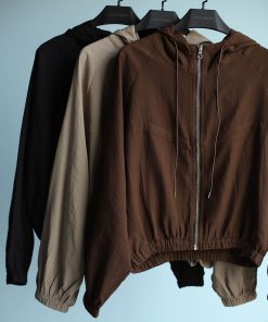 Alternative view of کت لینن کلاهدار C.71729 COS