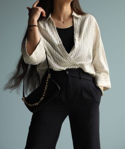 شومیز لینن راه راه C.71758 NGH_mng