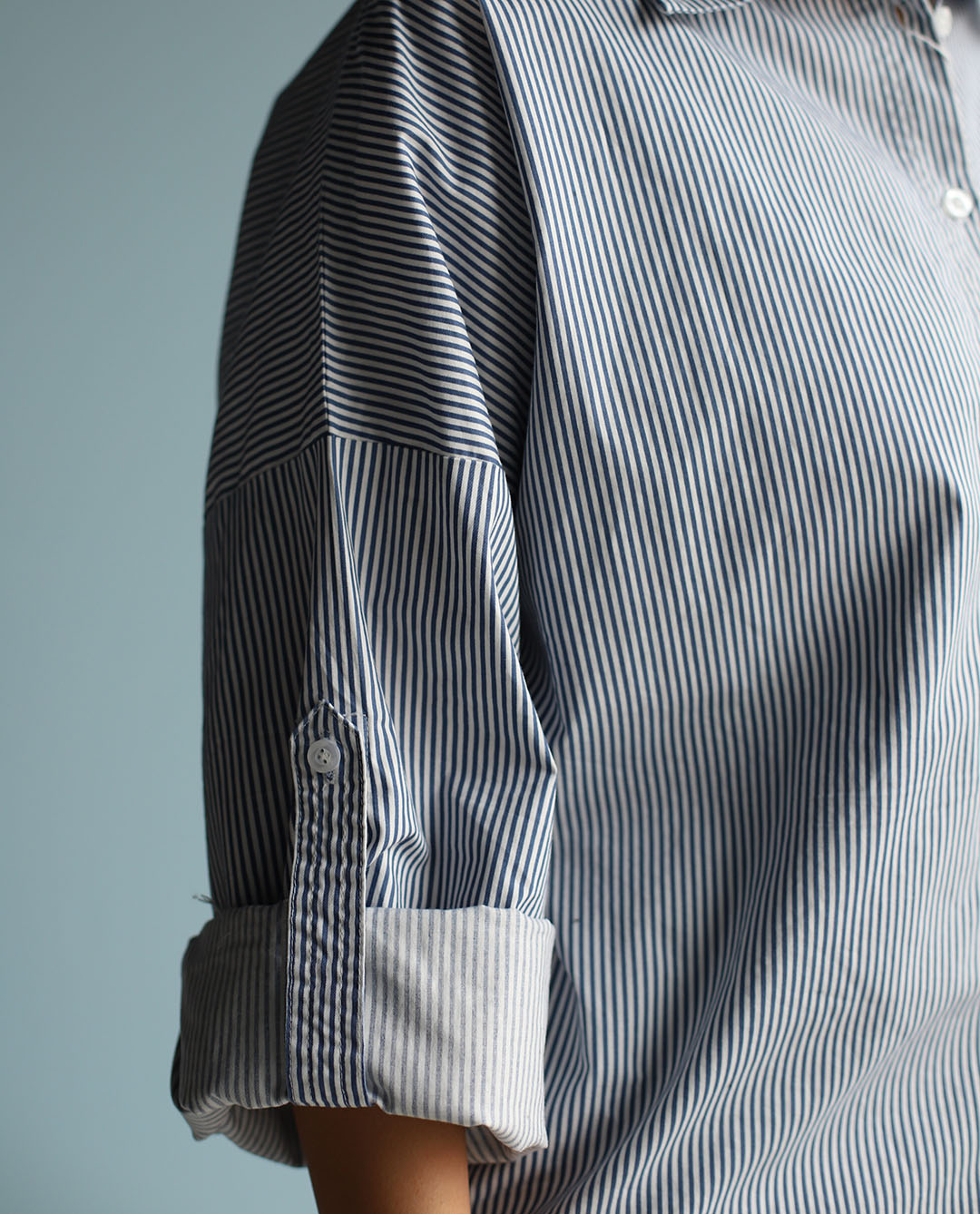 شومیز باکسی راه راه C.71688 NGH_HM - تصویر 10