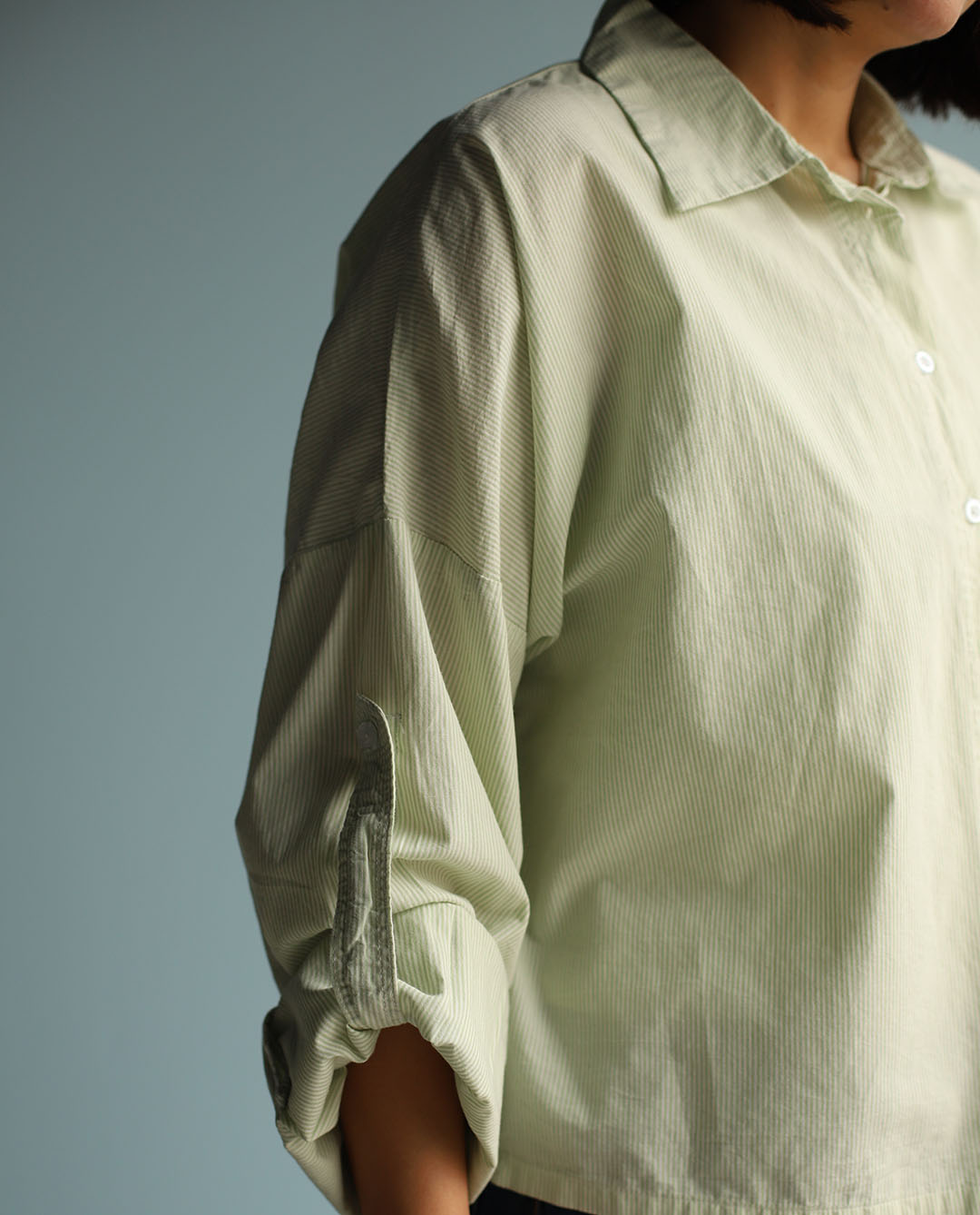 شومیز باکسی راه راه C.71688 NGH_HM - تصویر 5