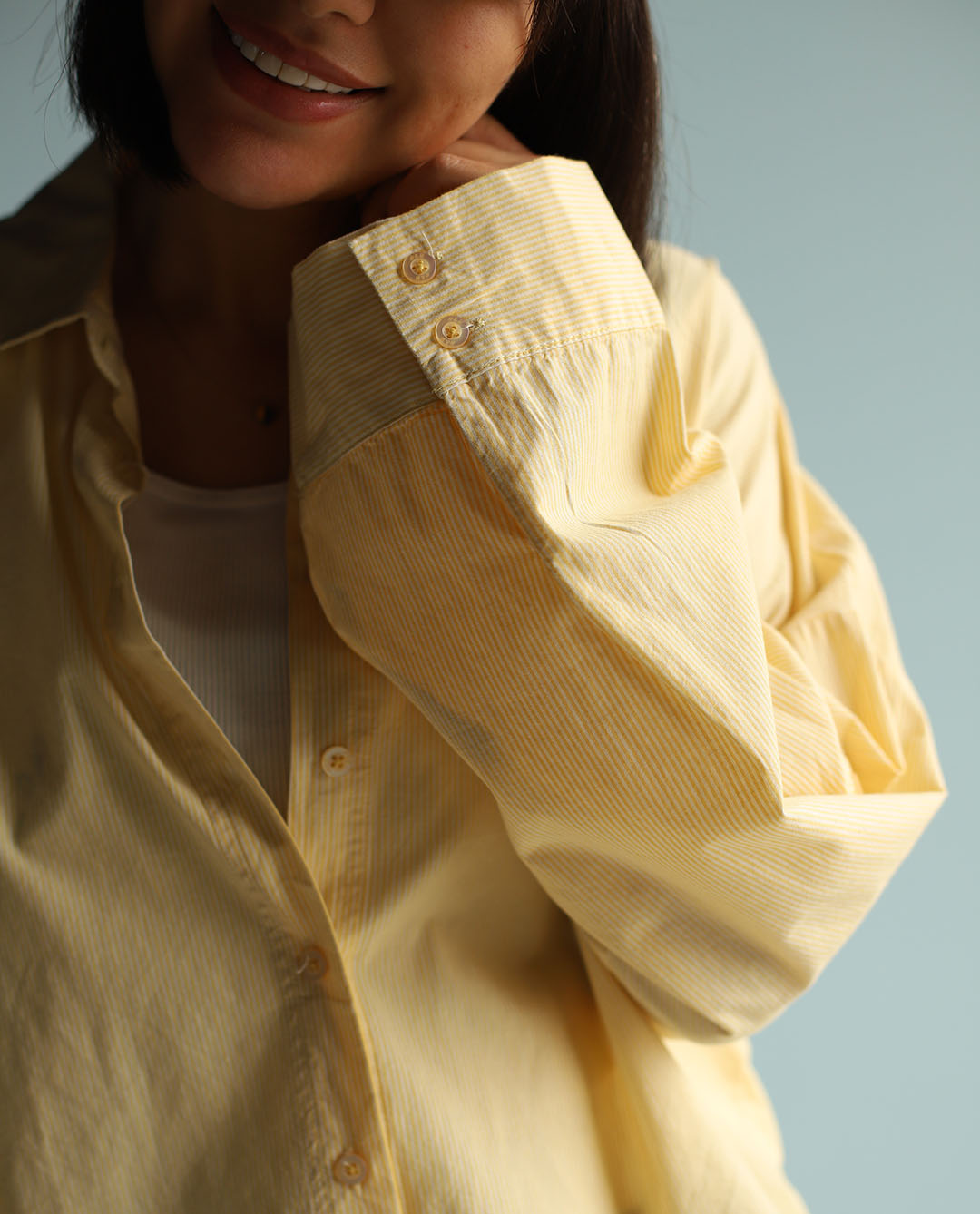 شومیز باکسی راه راه C.71688 NGH_HM - تصویر 3