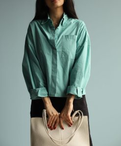 شومیز پوپلین ساده C.71699/2 NGH_HM