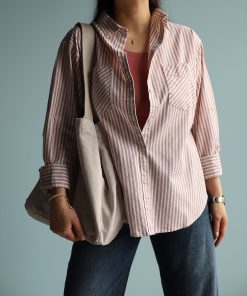 شومیز راه راه C.71692 NGH_bershka