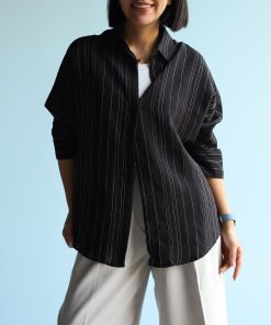 شومیز دکمه مخفی C.71824 ROSH_zara