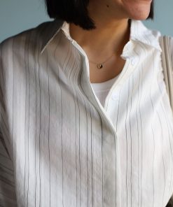 Alternative view of شومیز دکمه مخفی C.71824 ROSH_zara