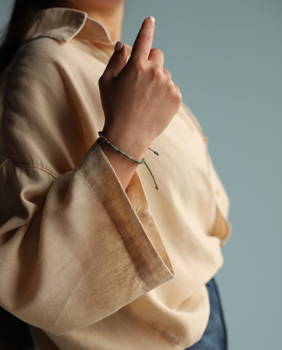 شومیز لینن C.6879 NGH - تصویر 3