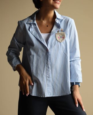 شومیز راه راه C.71801 TEH
