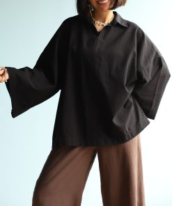 شومیز C.72048 Nadia black