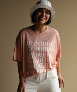 تیشرت گلبهی C.7124 TRZH_POSITIVE
