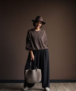 شومیز چهارخونه 8M Browny - تصویر 9