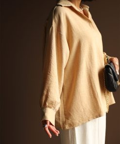 شومیز تک دکمه موژان C.7187 - تصویر 6