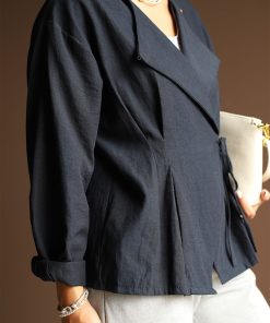 شومیز یه ور بندی C.71797 TEH - تصویر 8