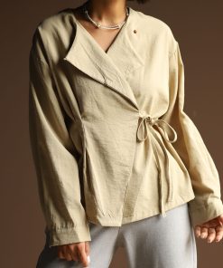شومیز یه ور بندی C.71797 TEH - تصویر 6