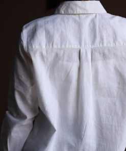 Alternative view of شومیز لینن سفید C.72019 UDA