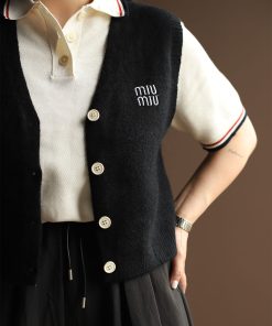 وست ساده C.72129 TEH miu miu - تصویر 3